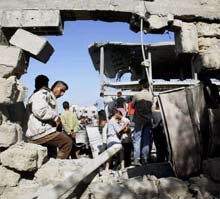 Israel Flattens Gaza Homes