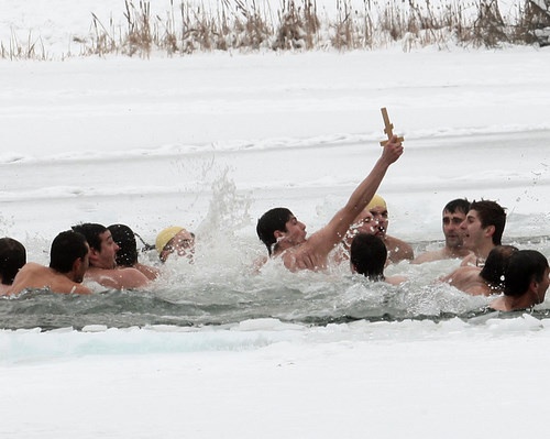 Bulgaria: Bulgarians Celebrate St Jordan's Day Diving in Ice-Cold Waters