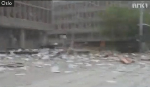 Bulgaria: People Trapped in Damaged Buildings after Norway's Oslo Explosions