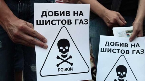 Latest Shale Gas Protest Held in Bulgaria's Sofia: Latest Shale Gas Protest Held in Bulgaria's Sofia