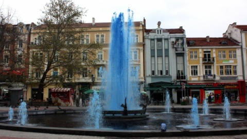 Bulgaria: Bulgaria's Plovdiv Boasts Blue Fountain Water