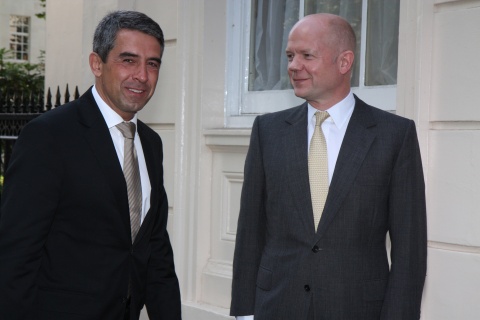 Bulgaria: Plevneliev, Hague: Bulgaria, UK to Boost Security Cooperation