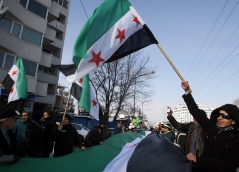 Syrians in Bulgaria Protest Turkey's 'Aggression': Syrians in Bulgaria Protest Turkey's 'Aggression'