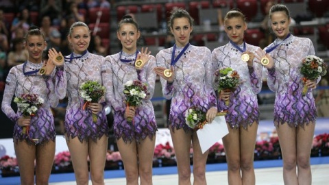 Bulgaria: Bulgaria's Rhythmic Gymnastics Team Wins Gold at Dundee World Cup