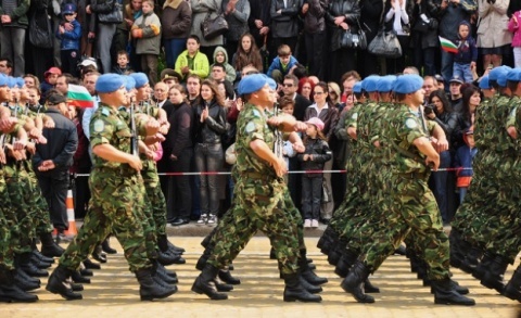 Bulgaria: Bulgarian Servicemen March in Parade on Army Day