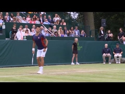 Bulgaria: Dimitrov, Djokovic Entertain Audience by Impersonating Sharapova