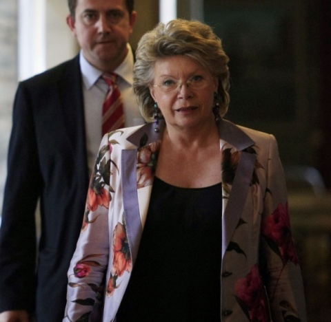 Bulgaria: Reding Urges Bulgaria to Deal with Corruption, Oligarchy