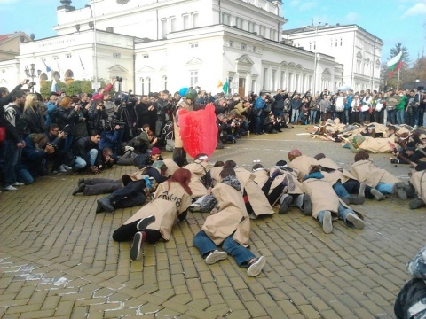 Bulgarian Students Lead Wave of Protest: Bulgarian Students Lead Wave of Protest