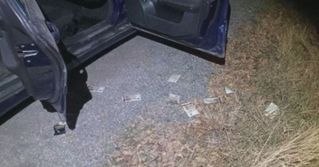 Bulgaria: Bulgaria: Late Night Robbery in Vidin Region, Scattered Banknotes on the Road