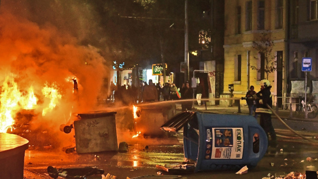 Bulgaria: 38 People Detained for Vandalism during Protest in Sofia on Thursday