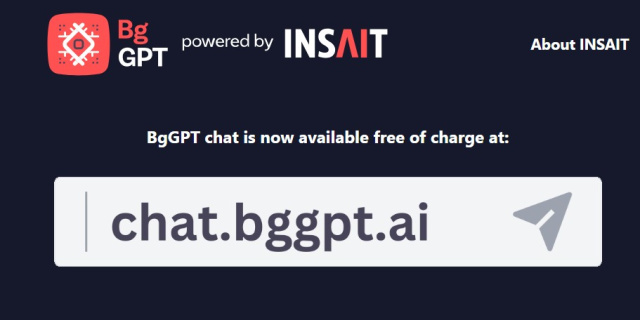 INSAIT представя BgGPT: революционният AI на български език!  – Novinite.com