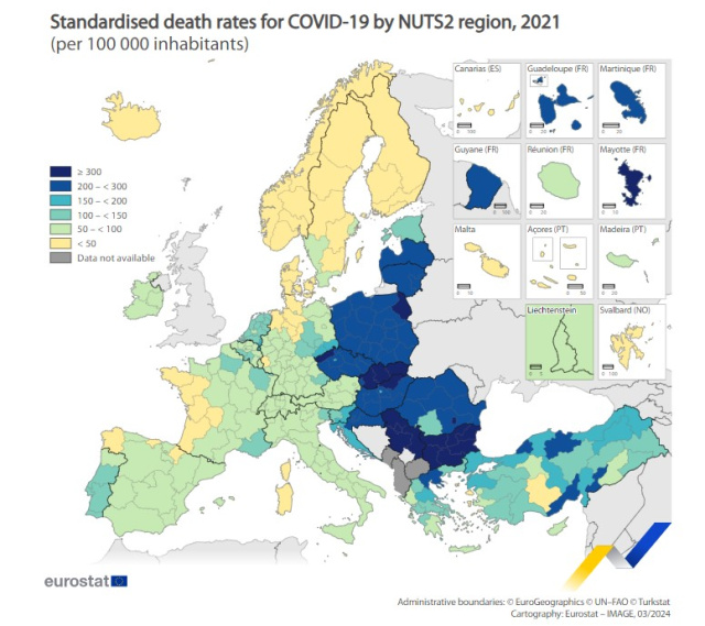 Bulgaria: Eurostat: Bulgaria Leads in EU's Highest Standardised Death Rates